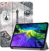 Geen Apple iPad Pro 11 (2018/2020/2021) Tri-fold Hoes met Print Eiffeltoren