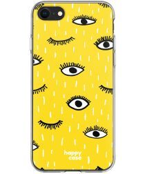 HappyCase Apple iPhone SE 2020 Hoesje Flexibel TPU Yellow Eye Print