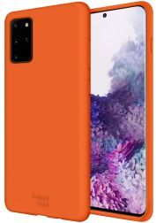 HappyCase Samsung Galaxy S20 Plus Hoesje Siliconen Back Cover Oranje