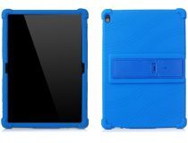 Geen Lenovo Tab P10 Kindvriendelijke Hoes Met Kickstand Siliconen Blauw