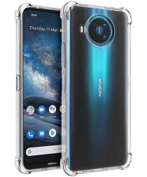 Geen Nokia 8.3 Dun TPU Hoesje Schokbestendig Transparant