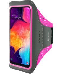 Mobiparts Comfort Fit Armband Samsung Galaxy A40 Sporthoesje Roze
