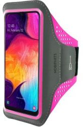 Mobiparts Comfort Fit Armband Samsung A50 / A30S Sporthoesje Roze