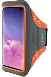 Mobiparts Comfort Fit Armband Samsung S10 Plus Sporthoesje Oranje