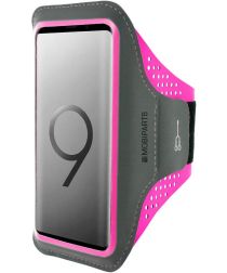 Mobiparts Comfort Fit Armband Samsung Galaxy S9 Sporthoesje Roze
