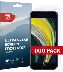 Rosso Apple iPhone SE (2020) Ultra Clear Screen Protector Duo Pack