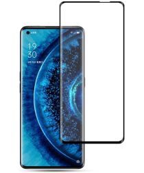 Geen Oppo Find X2 (Pro) Tempered Glass Screen Protector Zwart