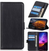 Geen LG V60 ThinQ 5G Hoesje Wallet Stand Kunst Leer Zwart