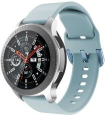 Geen Universeel Smartwatch 22MM Bandje Siliconen met Gespsluiting Blauw