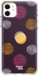 HappyCase Apple iPhone 11 Hoesje Flexibel TPU Cirkels Print