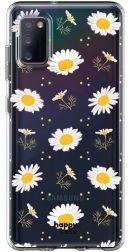 HappyCase Samsung Galaxy A41 Flexibel TPU Hoesje Bloemen print