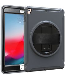 Geen Apple iPad Mini 3 / 2 / 1 Hybride Kickstand Hoesje Handriem Grijs