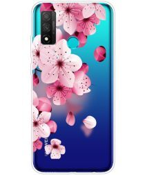 Geen Huawei P Smart 2020 TPU Back Cover Met Sakura Print