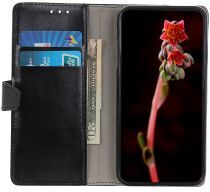 Geen Xiaomi Mi Note 10 Lite Hoesje Portemonnee Book Cover Met Pasjes Zwart