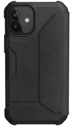 UAG Urban Armor Gear Metropolis iPhone 12 Mini Hoesje Echt Leer Zwart