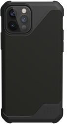 UAG Urban Armor Gear Metropolis LT iPhone 12 / 12 Pro Hoesje PU Leer Zwart