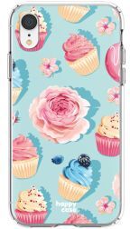 HappyCase Apple iPhone XR Hoesje Flexibel TPU Toetjes Print