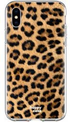 HappyCase Apple iPhone XS Flexibel TPU Hoesje Wilde Panter Print