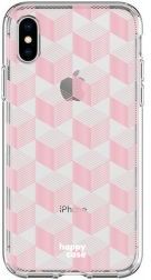 HappyCase Apple iPhone XS Flexibel TPU Hoesje Blokjes Print