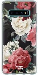 HappyCase Galaxy S10 Flexibel TPU Hoesje Rozen Print