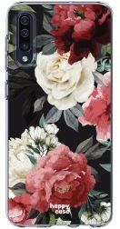 HappyCase Samsung Galaxy A50 Hoesje Flexibel TPU Rozen Print