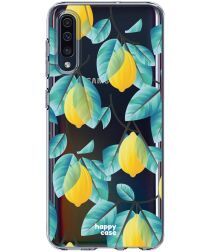 HappyCase Samsung Galaxy A50 Hoesje Flexibel TPU Citroen Print