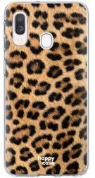 HappyCase Samsung Galaxy A40 Flexibel TPU Hoesje Wilde Panter Print