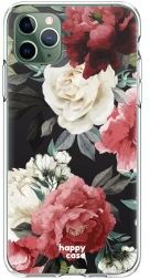 HappyCase iPhone 11 Pro Hoesje Flexibel TPU Rozen Print