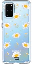 HappyCase Samsung S20 Plus Hoesje Flexibel TPU Bloemen Print