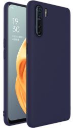 IMAK UC-1 Series Oppo A91 Hoesje Matte TPU Blauw