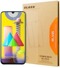 Geen Samsung Galaxy M31 Screenprotector 2.5D Arc Edge Tempered Glass