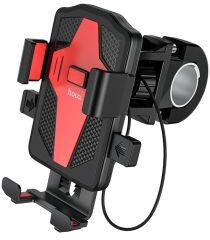 Hoco Flying One-Touch Universele Telefoonhouder Zwart/Rood