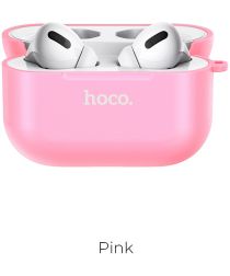 Geen Hoco Majestic Apple AirPods Pro Dun TPU Hoesje Roze