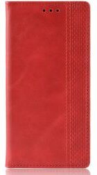 Geen Oppo A52 / A72 Stijlvol Vintage Portemonnee Hoesje Rood