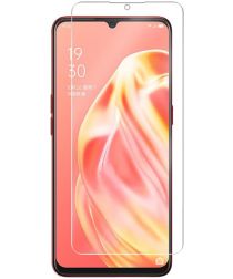 Geen Oppo A91 Screenprotector 2.5D Arc Edge Tempered Glass