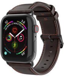 Dux Ducis Business Apple Watch 45MM / 44MM / 42MM Bandje Echt Leer Coffee