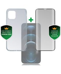 4smarts 360Â° Premium Protection Set Apple iPhone 12 / 12 Pro Zwart