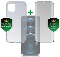 4smarts 360Â° Premium Protection Set Apple iPhone 12 / 12 Pro Zwart