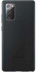 Samsung Origineel Samsung Galaxy Note 20 Hoesje Leather Back Cover Zwart