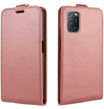 Geen Oppo A52/A72 Vertical Wallet Flip Case Brown