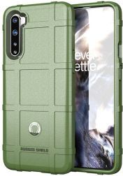 Geen OnePlus Nord Hoesje Shock Proof Rugged Shield Groen