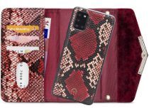 Mobilize Velvet Clutch Samsung Galaxy A31 Hoesje Red Snake