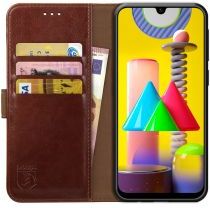 Rosso Element Samsung Galaxy M31 Hoesje Book Cover Bruin