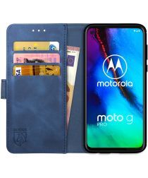 Rosso Element Motorola Moto G Pro Hoesje Book Cover Blauw