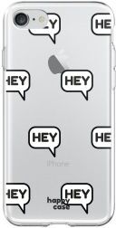 HappyCase Apple iPhone 8 Flexibel TPU Hoesje Hey Print