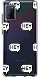 HappyCase Samsung Galaxy A41 Flexibel TPU Hoesje Hey Print