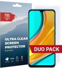 Rosso Xiaomi Redmi 9 Ultra Clear Screen Protector Duo Pack