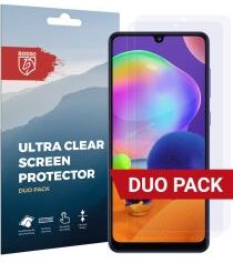 Rosso Samsung Galaxy A31 Ultra Clear Screen Protector Duo Pack