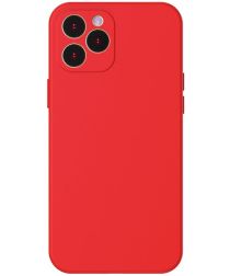 Baseus Liquid Apple iPhone 12 Pro Max Hoesje Siliconen Rood