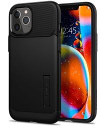 Spigen Slim Armor Apple iPhone 12 Pro Max Hoesje Zwart